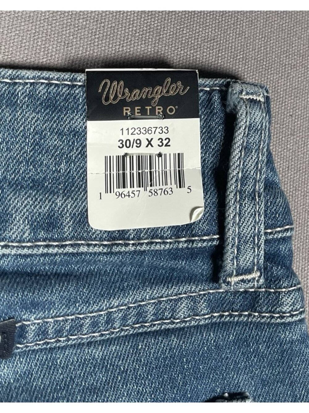 NWT Wrangler Retro Sadie Low Rise Stretch Trouser Jeans - Women Size 30/9 X 32 - Picture 12 of 16